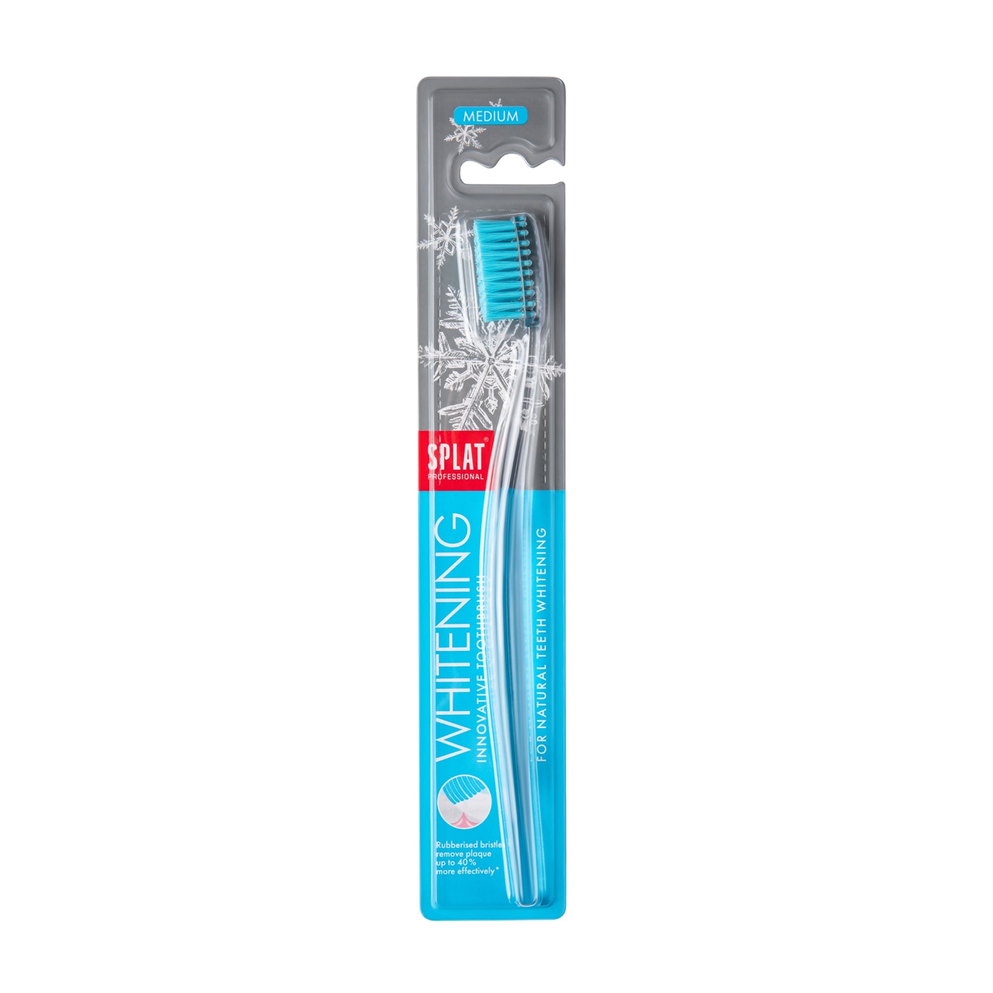 Зубна щітка Splat Professional Whitening Medium Відбілювальна, середня, блакитна, 1 шт